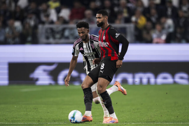 Un momento di Juventus-Milan
