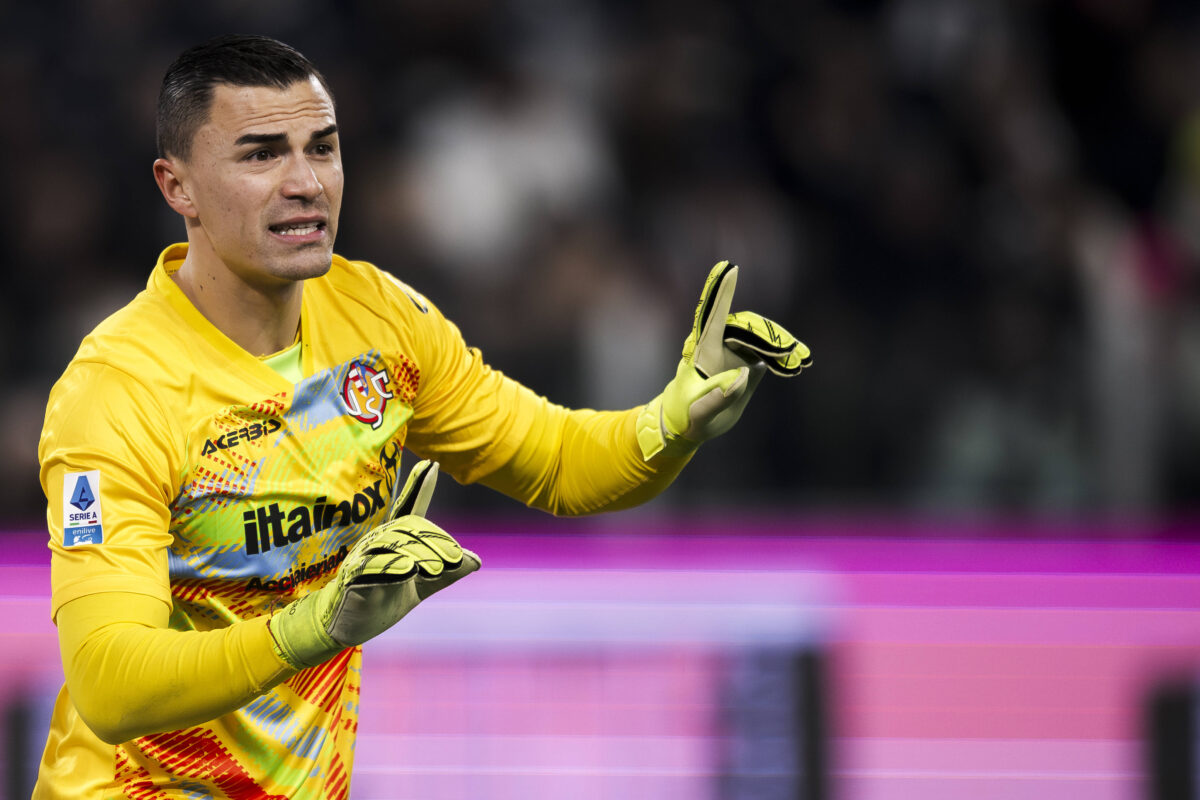 Audero, 19 presenze in stagione con la maglia della Cremonese