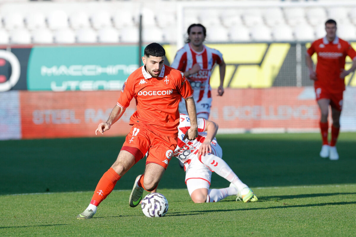 Teoman Gunduz in campo con la Triestina