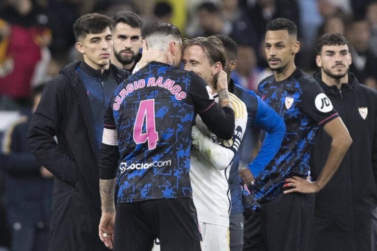 Sergio Ramos e Luka Modric