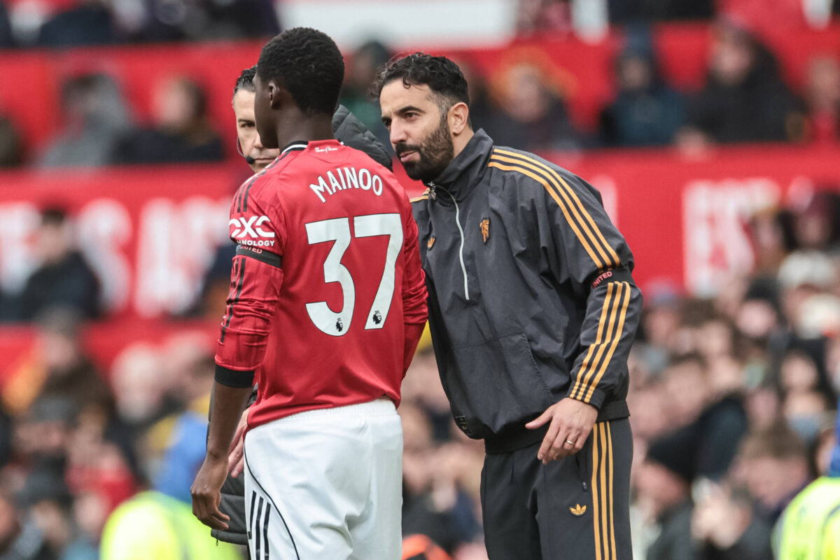 Kobbie Mainoo e Ruben Amorim