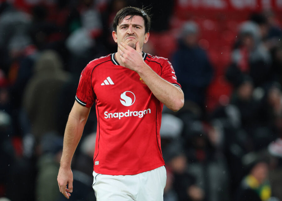 Harry Maguire difensore del Manchester United