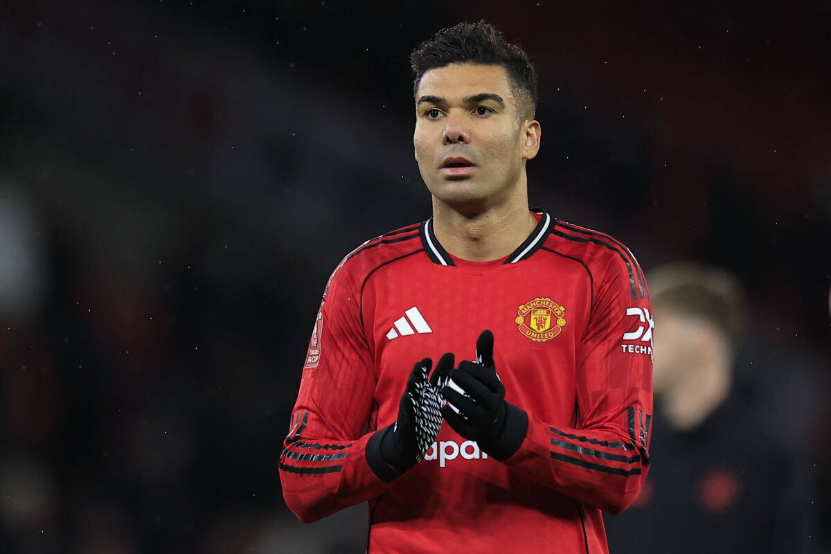 Casemiro lascia il Manchester United a fine stagione