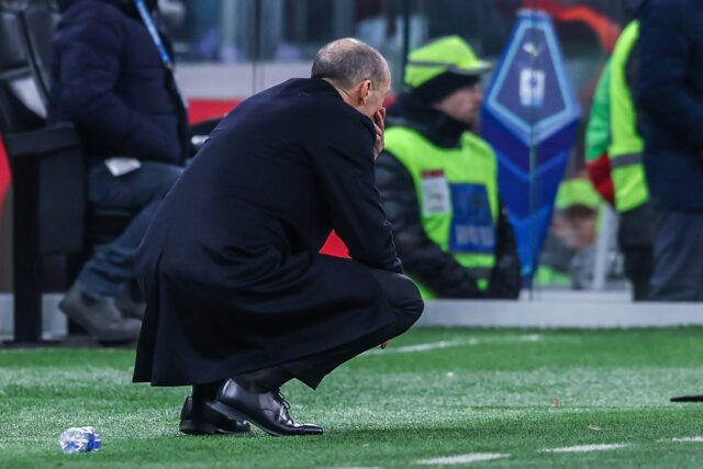 Il tecnico del Milan Massimiliano Allegri