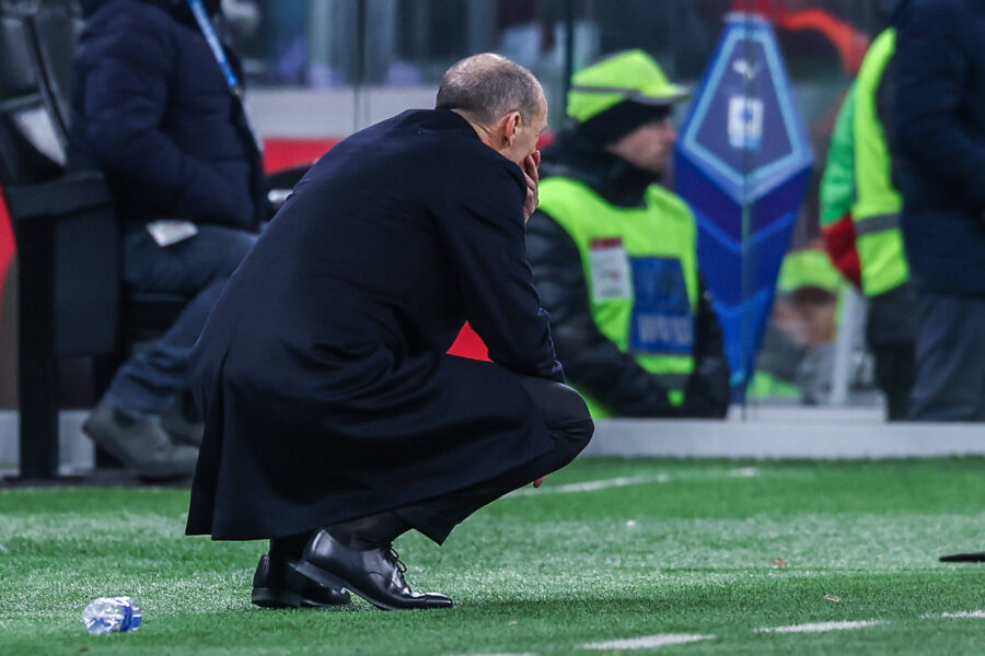 Il tecnico del Milan Massimiliano Allegri