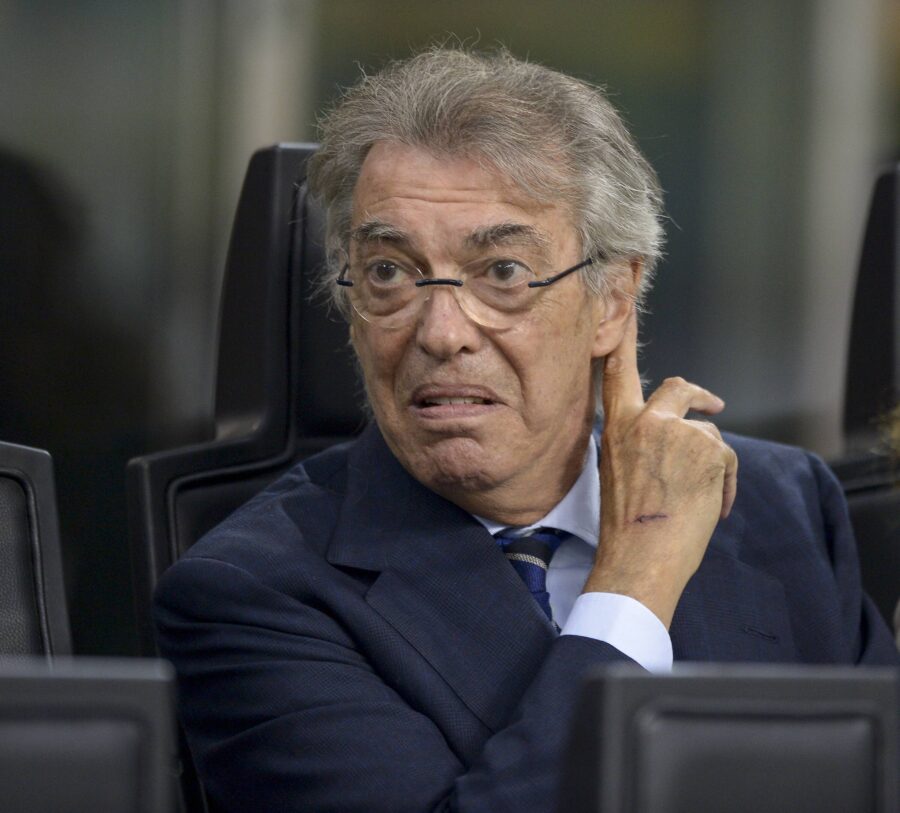 L'ex presidente dell'Inter Massimo Moratti