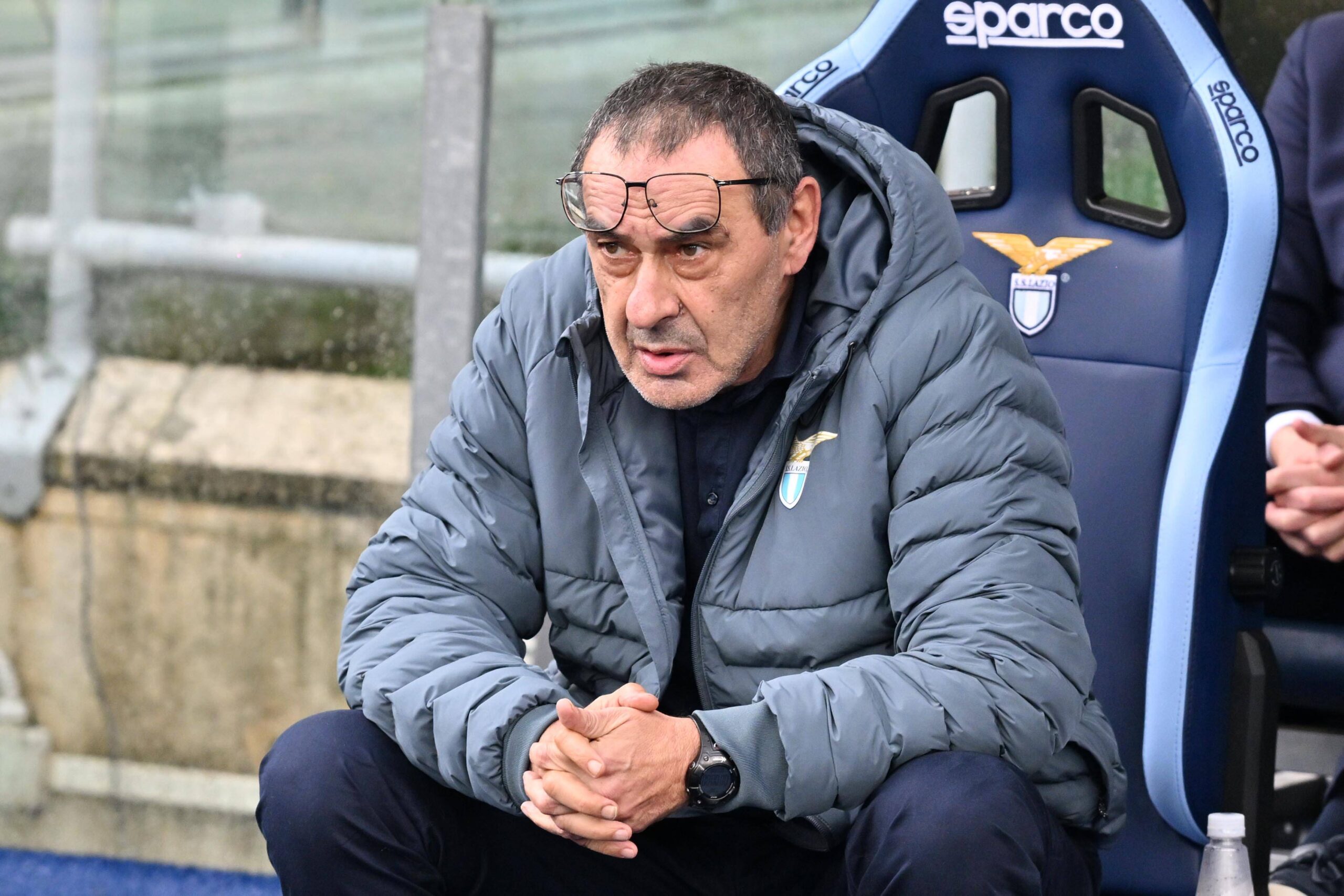 Il tecnico della Lazio Maurizio Sarri