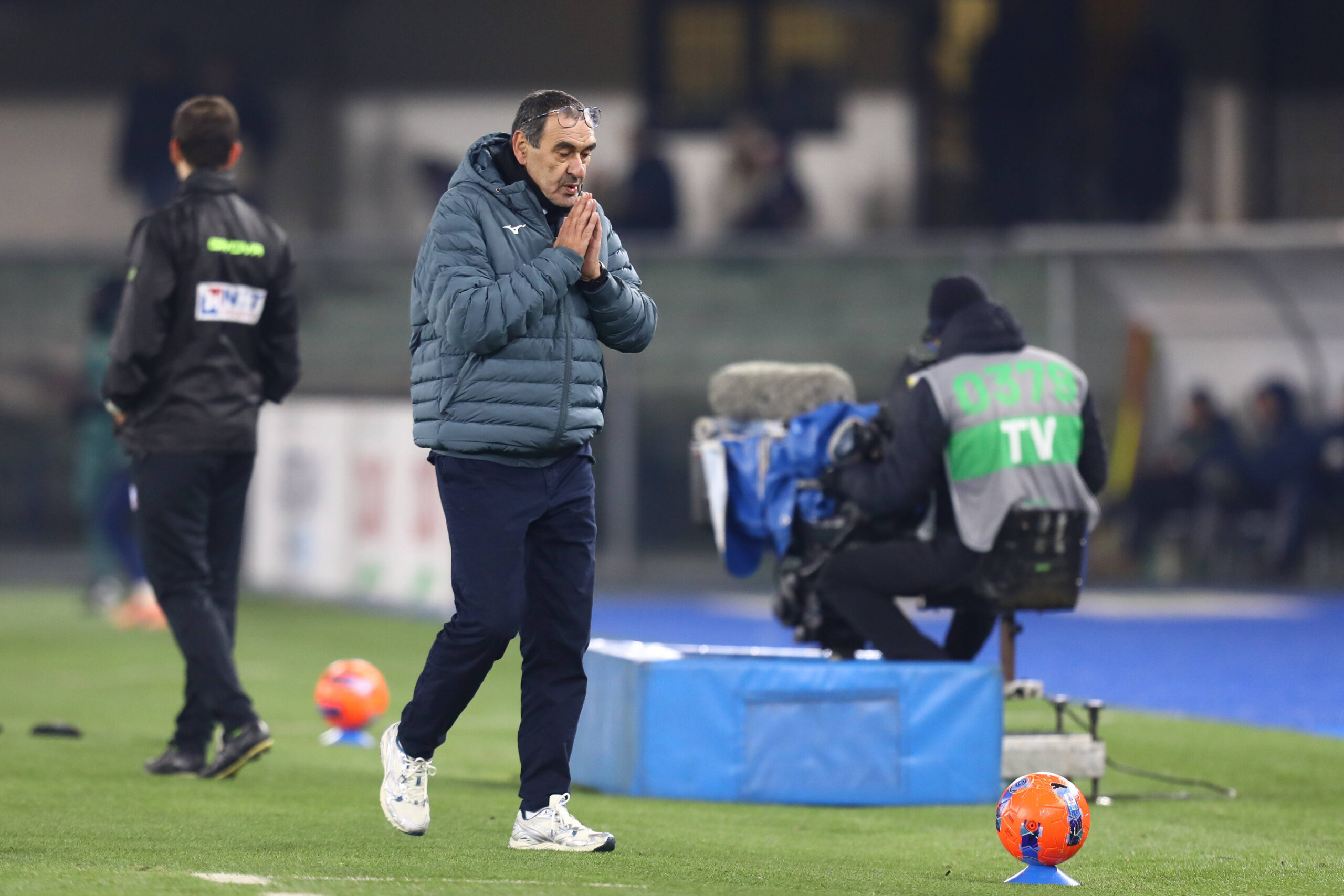 Maurizio Sarri allenatore della Lazio