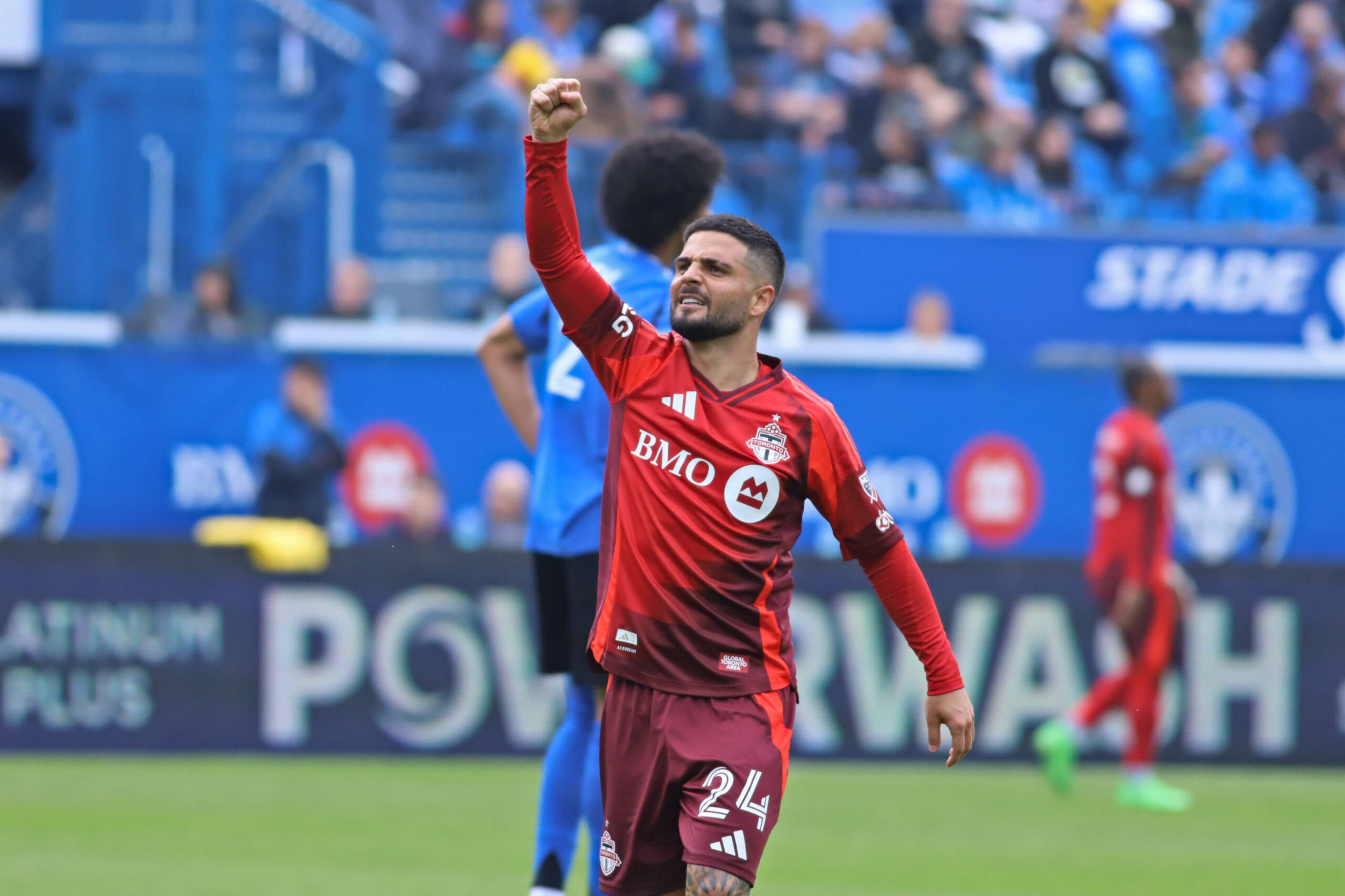 Lorenzo Insigne con la maglia del Toronto FC