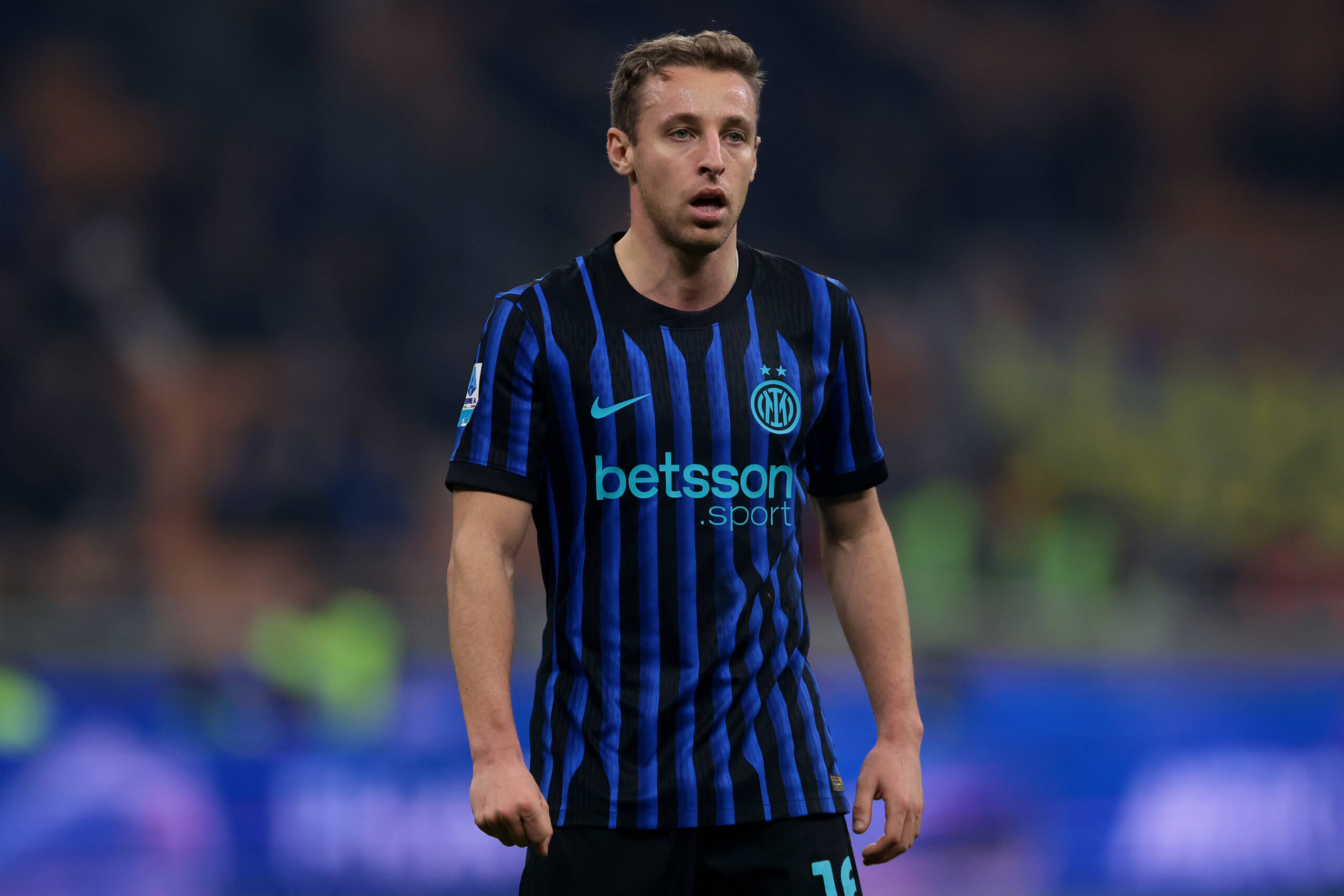 Frattesi durante Inter-Lecce