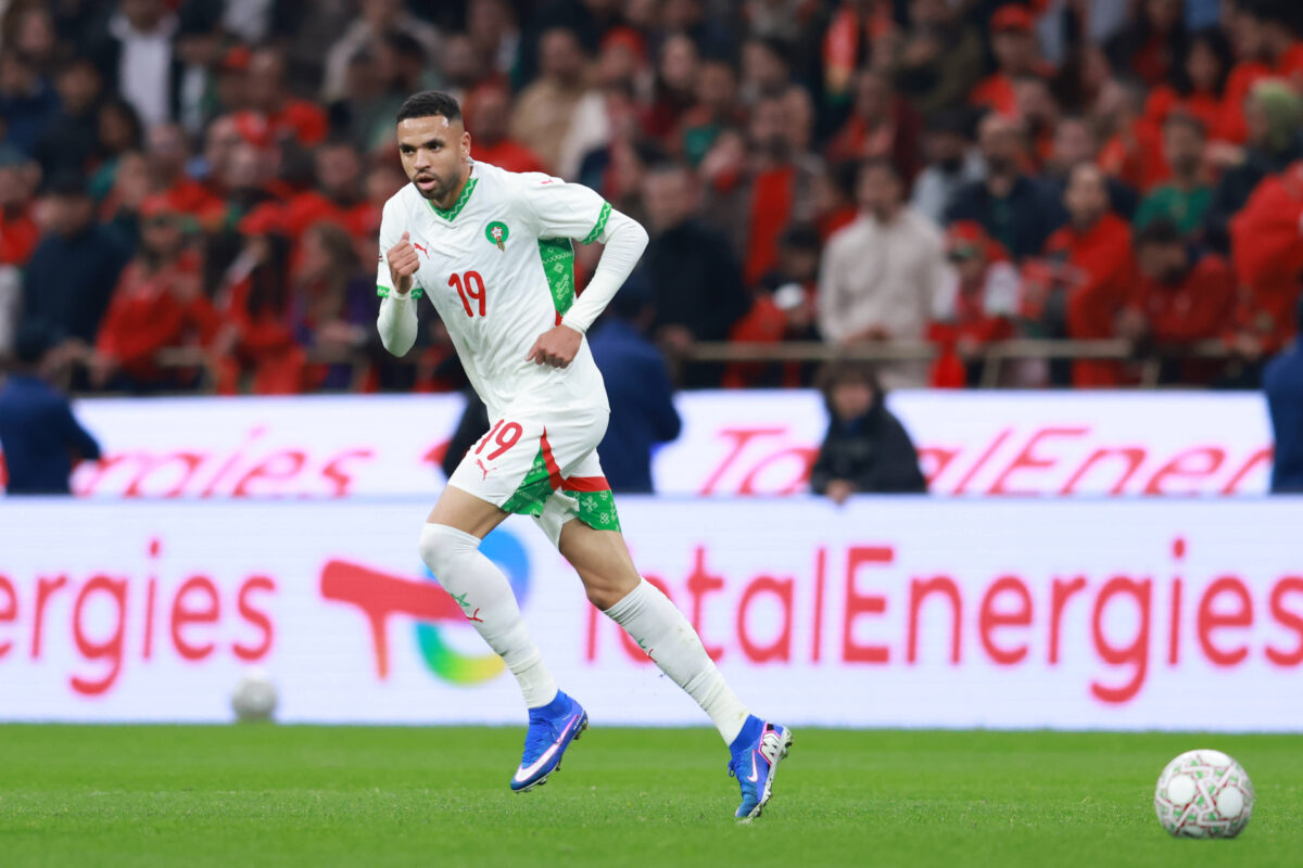 En-Nesyri con la maglia della nazionale marocchina