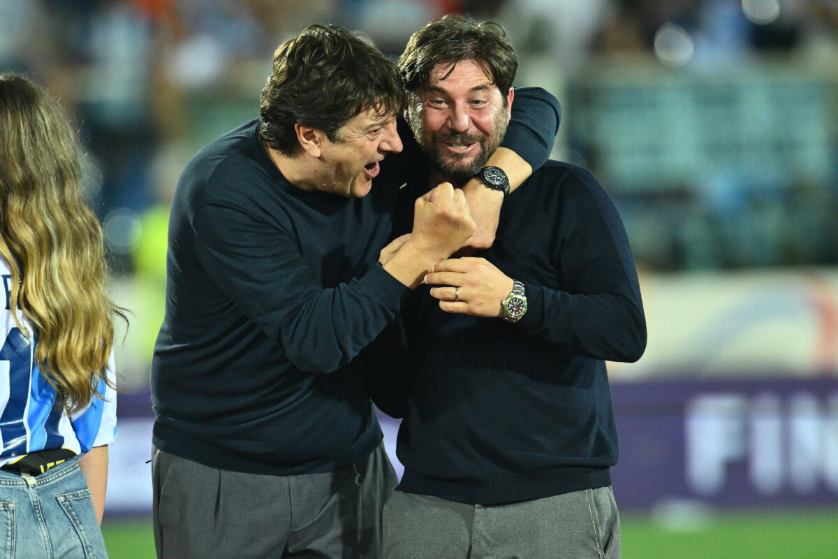 Daniele Sebastiani e Pasquale Foggia, presidente e direttore sportivo del Pescara