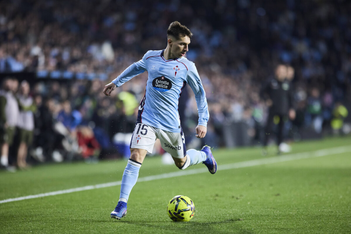 Bryn Zaragoza con la maglia del Celta Vigo