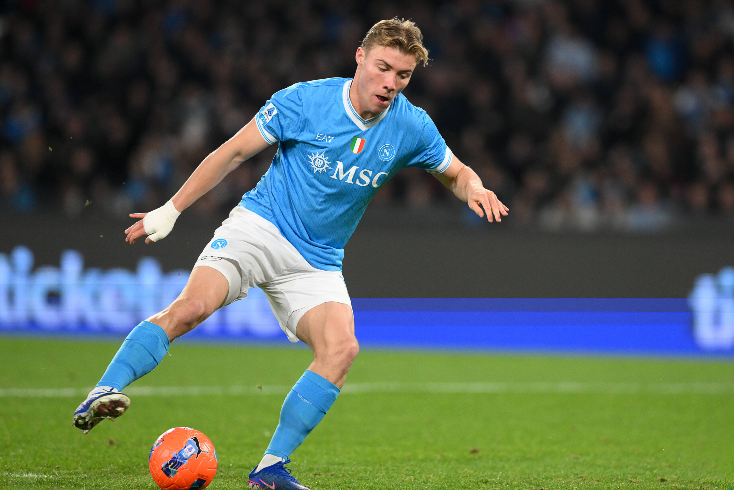 Hojlund, prima stagione al Napoli