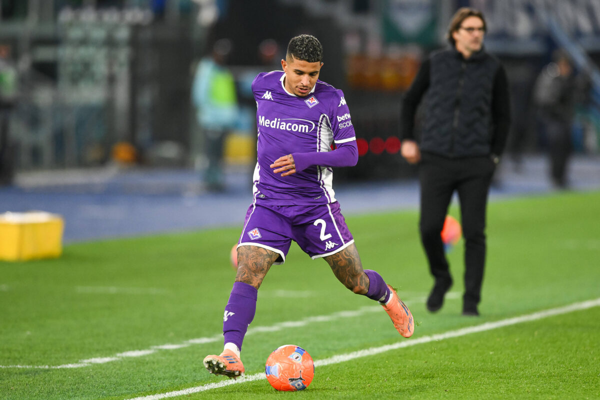 Dodo durante Lazio-Fiorentina