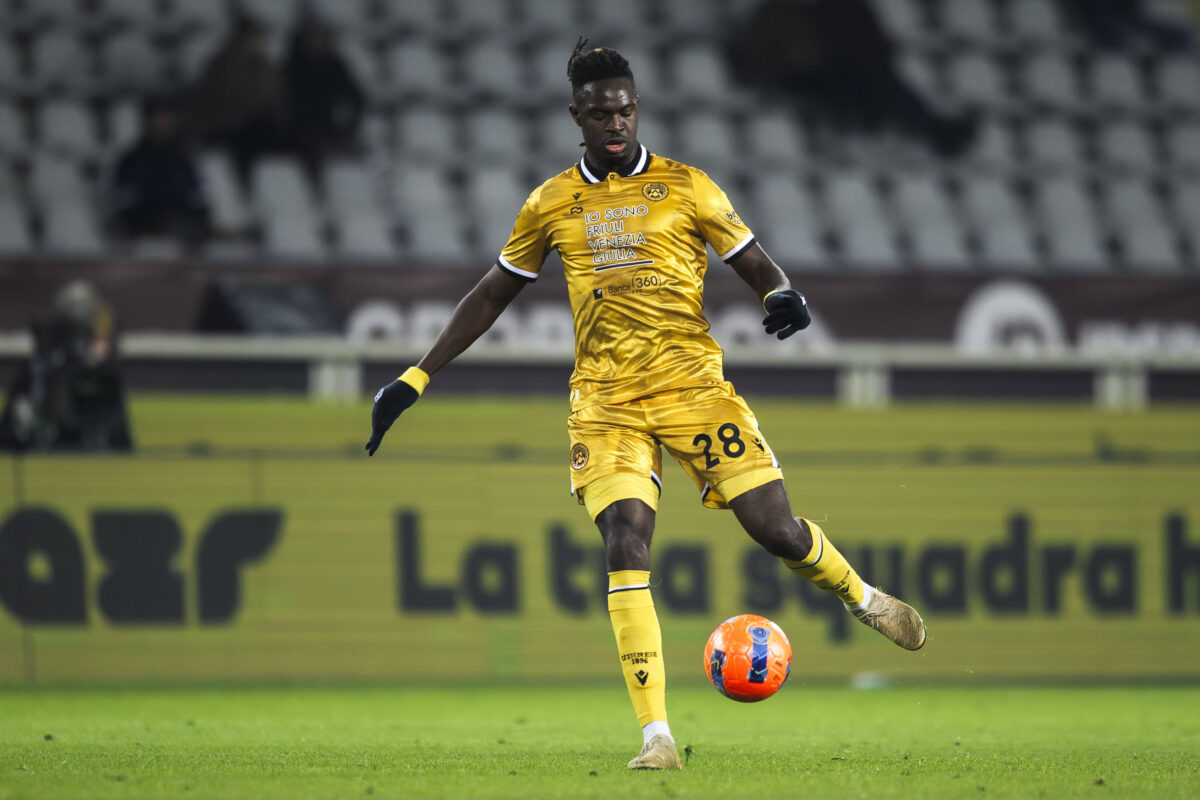 Oumar Solet, difensore francese dell'Udinese