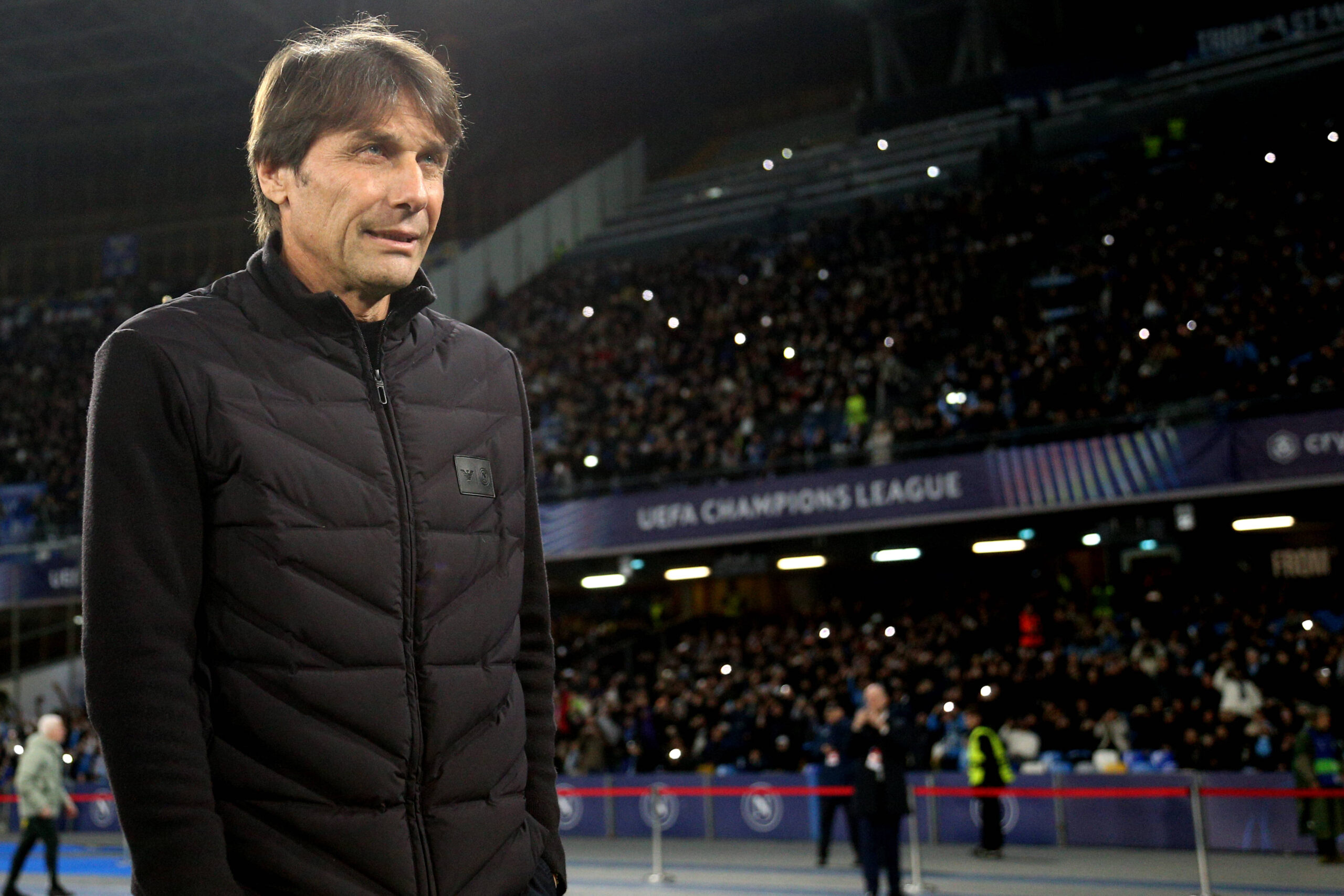 Antonio Conte durante Napoli-Chelsea