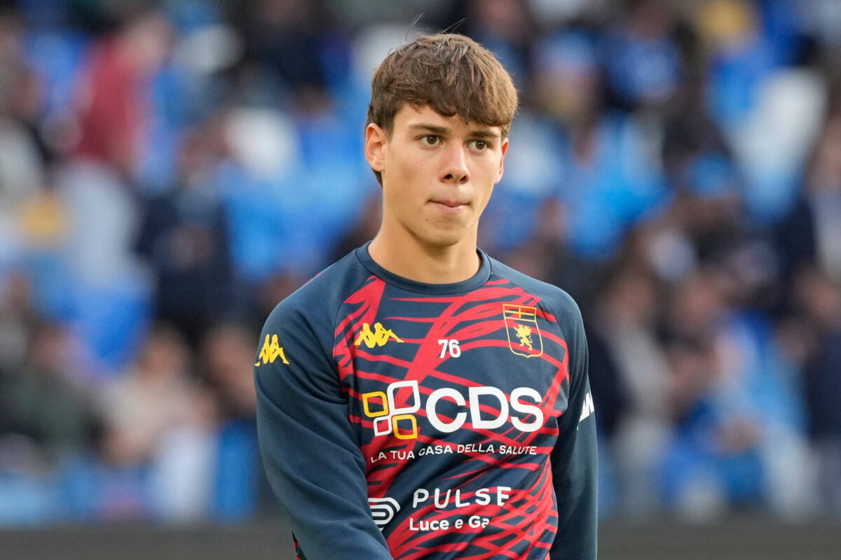 Lorenzo Venturino, 5 presenze in stagione con la maglia del Genoa