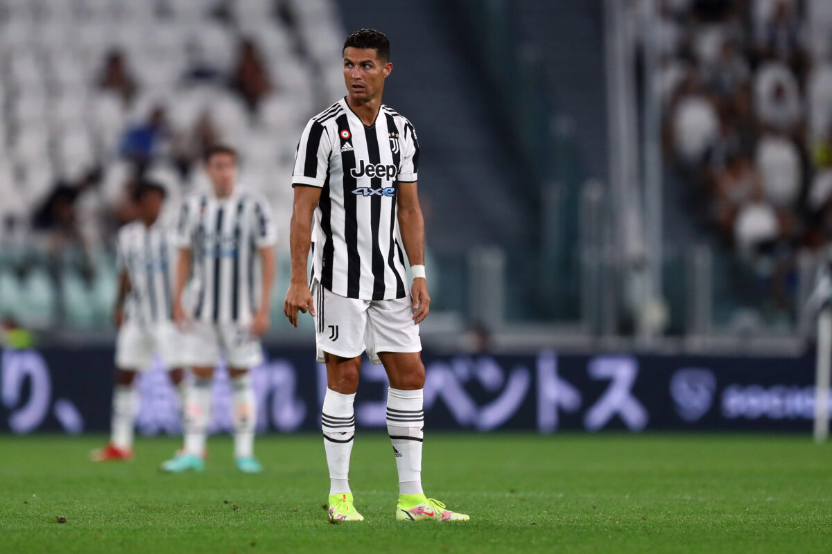 Cristiano Ronaldo con la maglia della Juventus