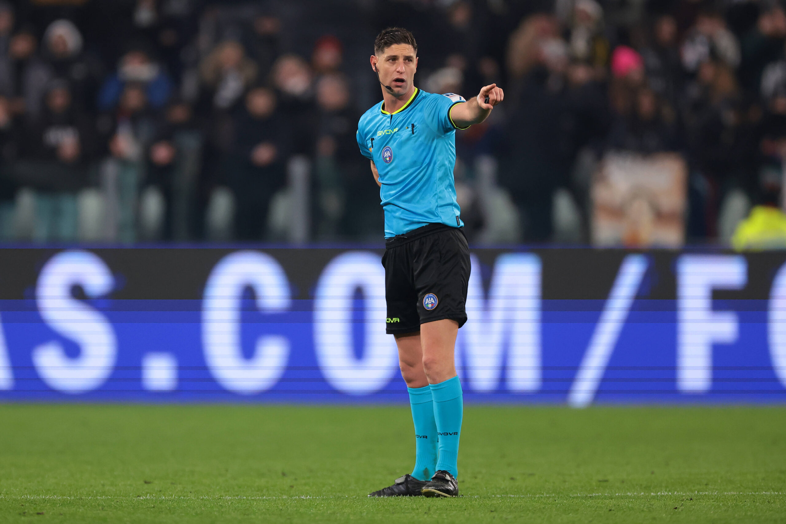 Collu durante Juventus-Lecce