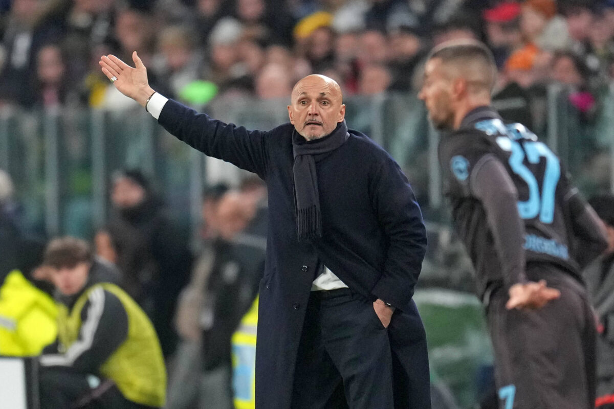 Luciano Spalletti durante Juventus-Napoli