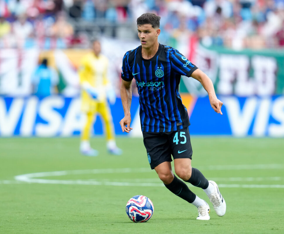 Valentin Carboni al Mondiale per Club con la maglia dell'Inter