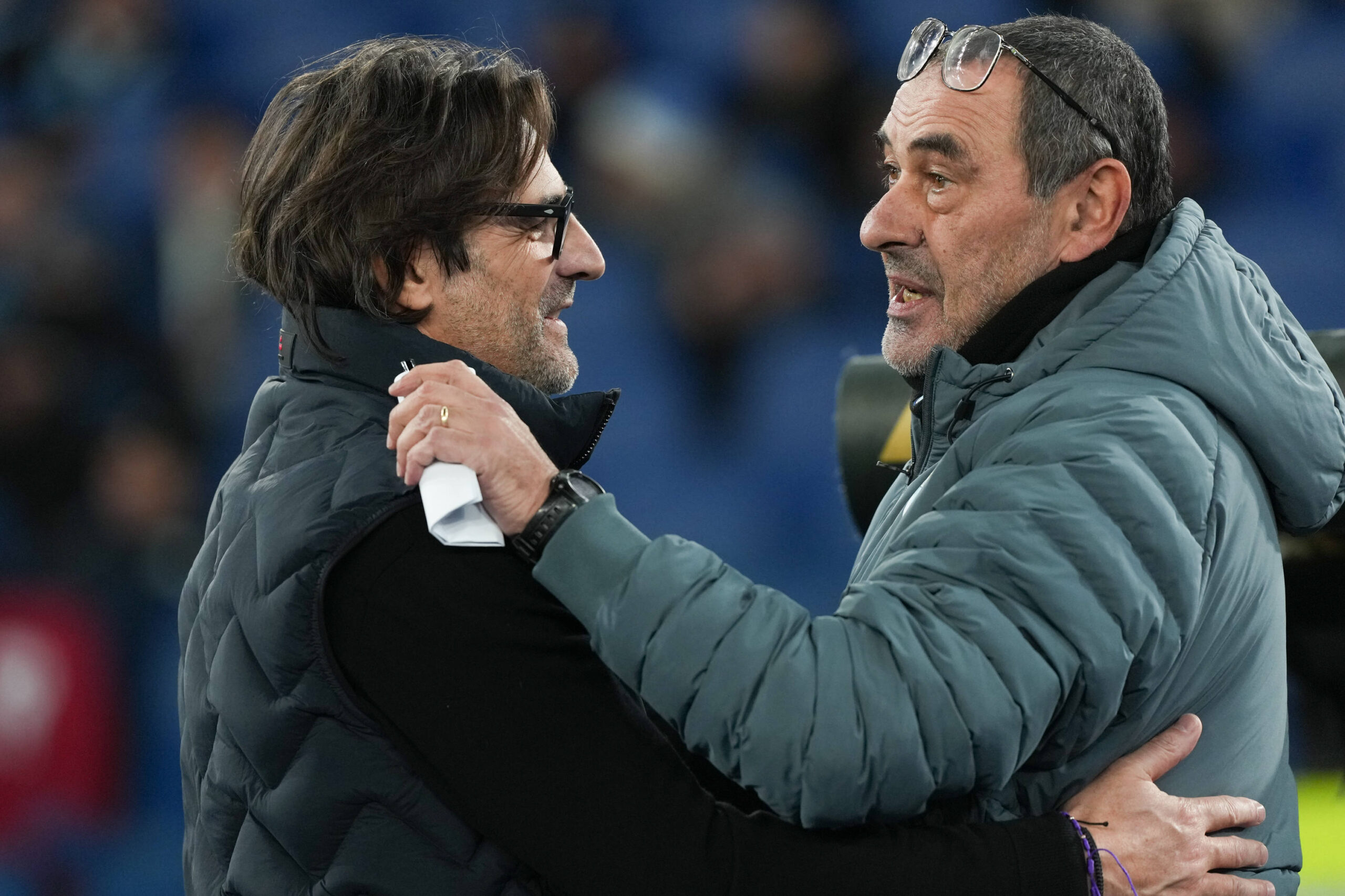 Paolo Vanoli e Maurizio Sarri