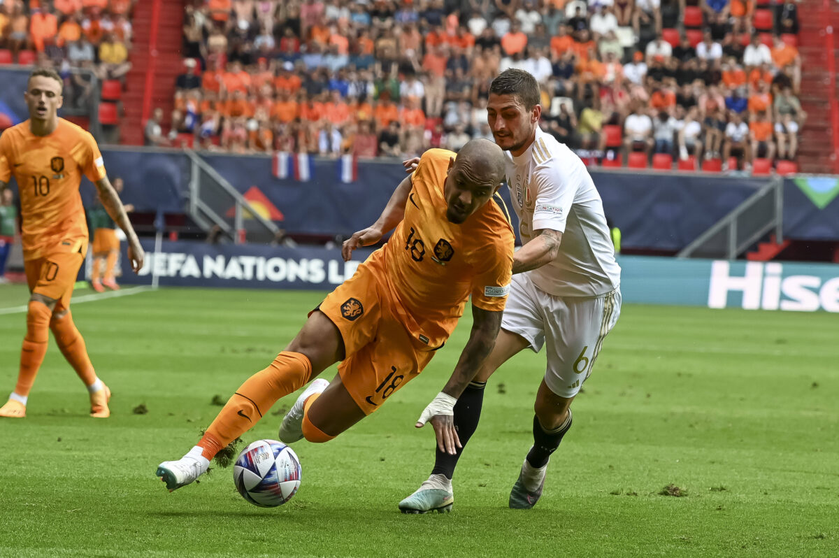Marco Verratti nella sua ultima apparizione con la maglia azzurra