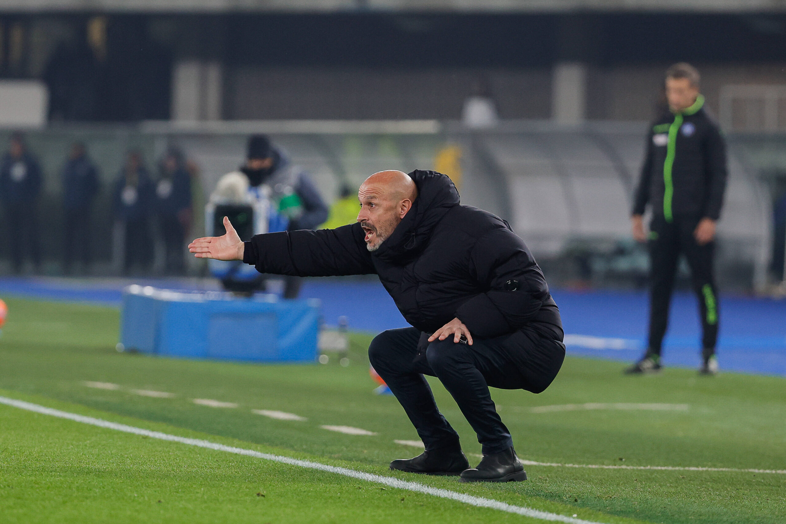 L'allenatore del Bologna Vincenzo Italiano