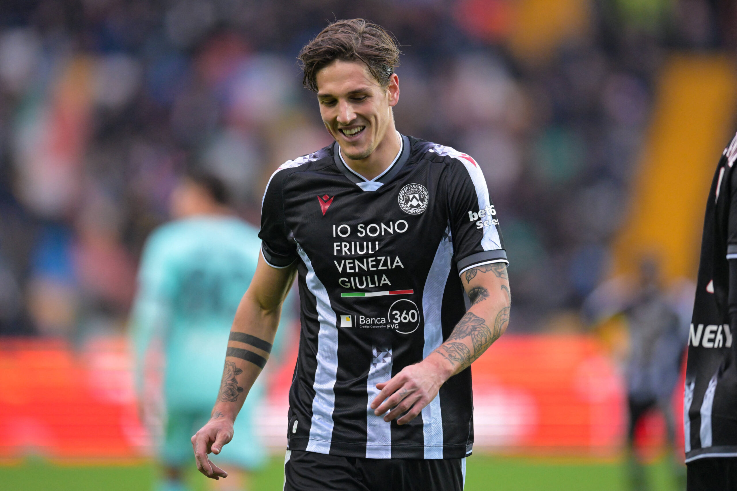 Nicolò Zaniolo, attaccante dell'Udinese gestito dalla Vigo Sport Services