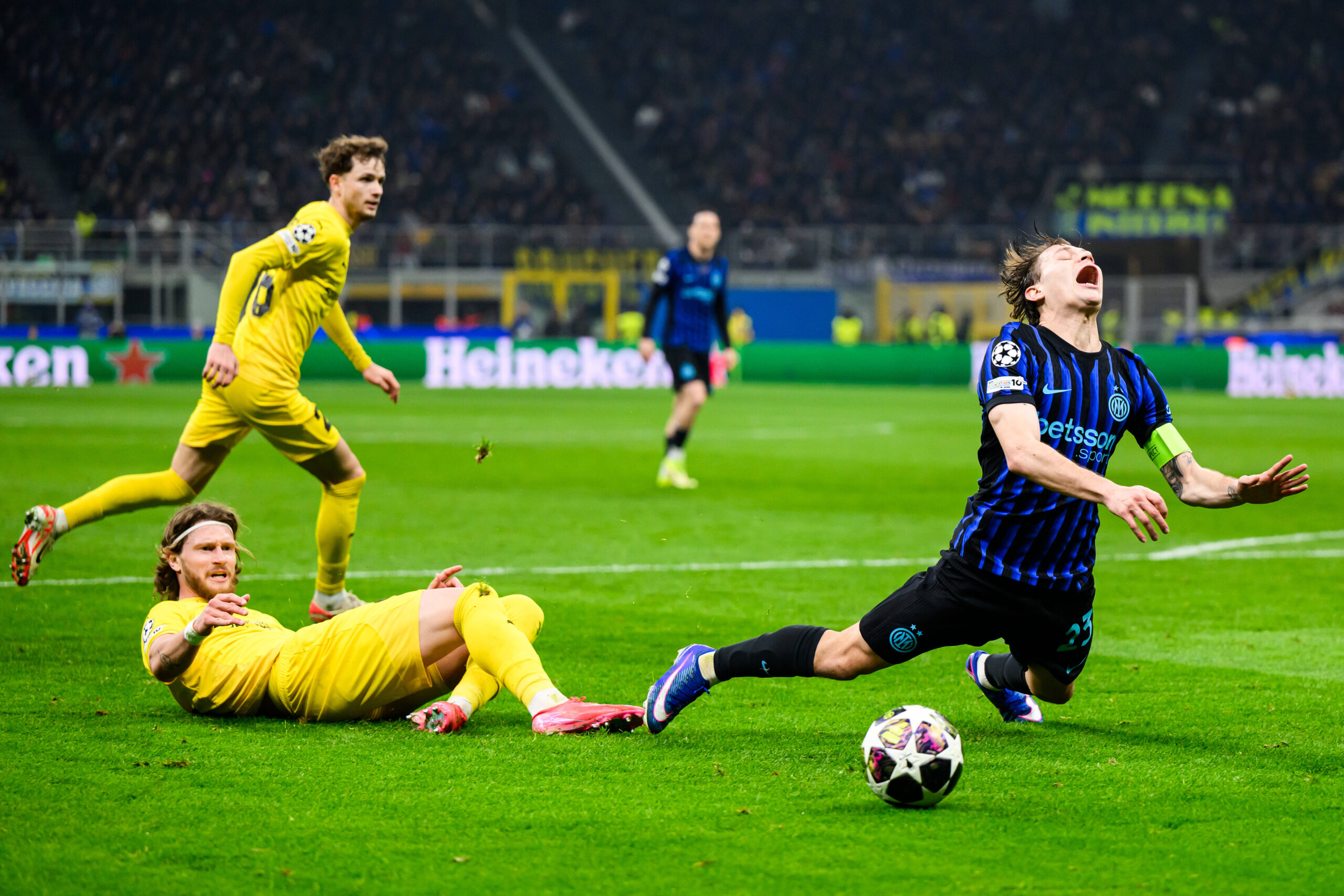 Barella durante Inter-Bodo Glimt
