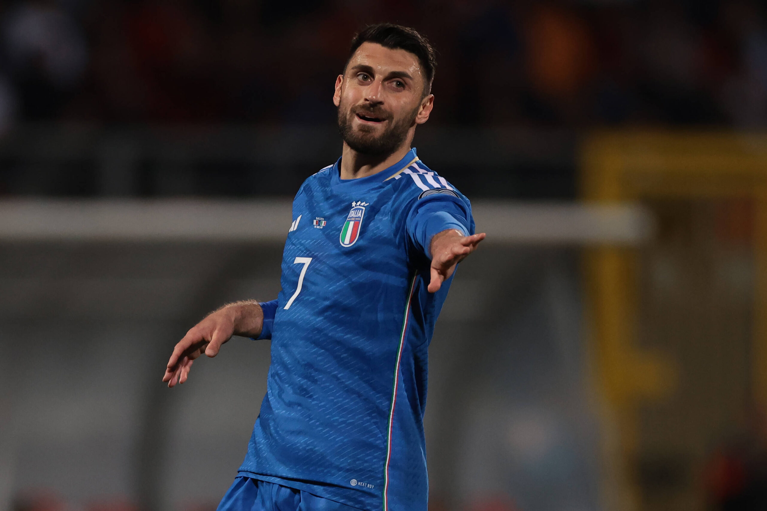 Vincenzo Grifo con la maglia della Nazionale