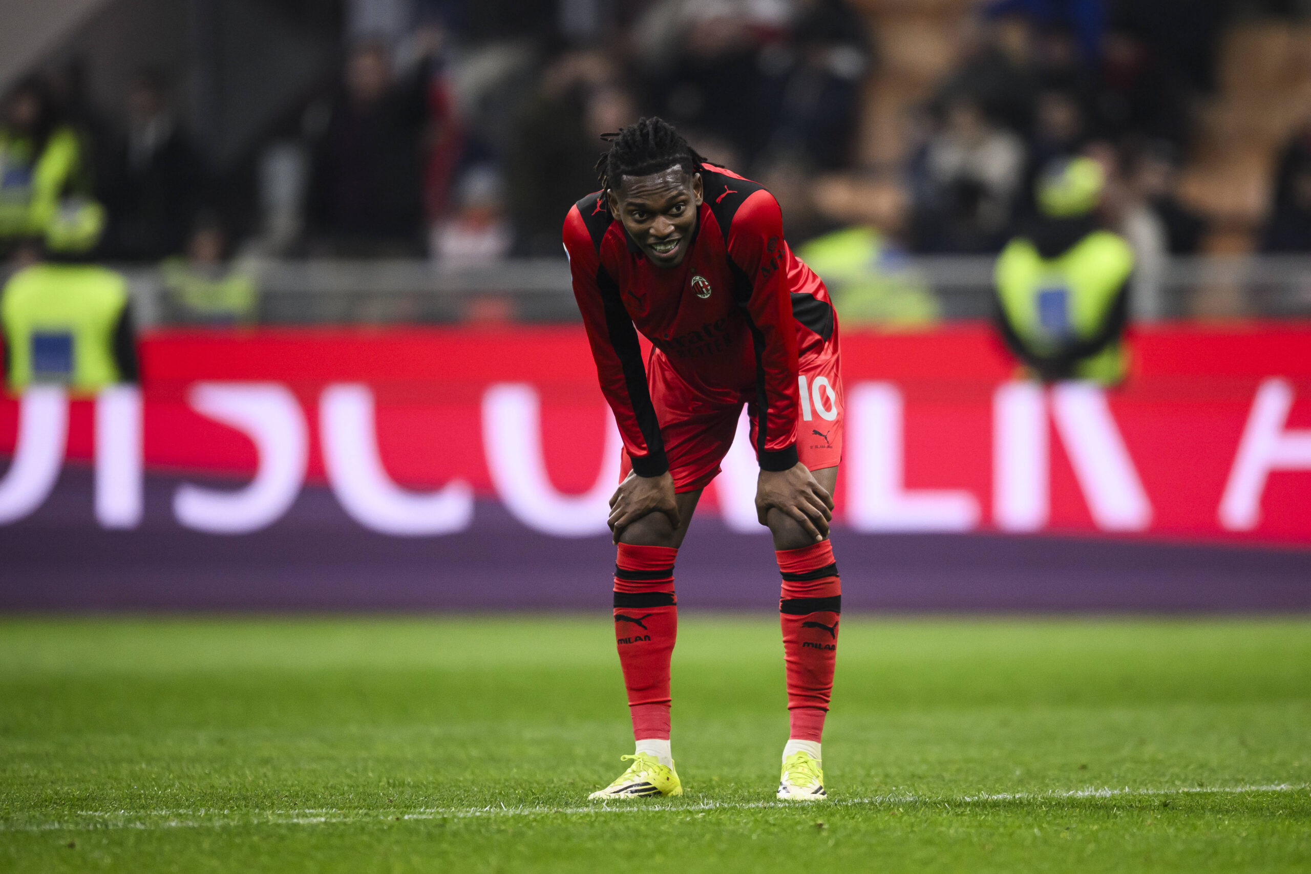 Rafa Leao durante Milan-Parma