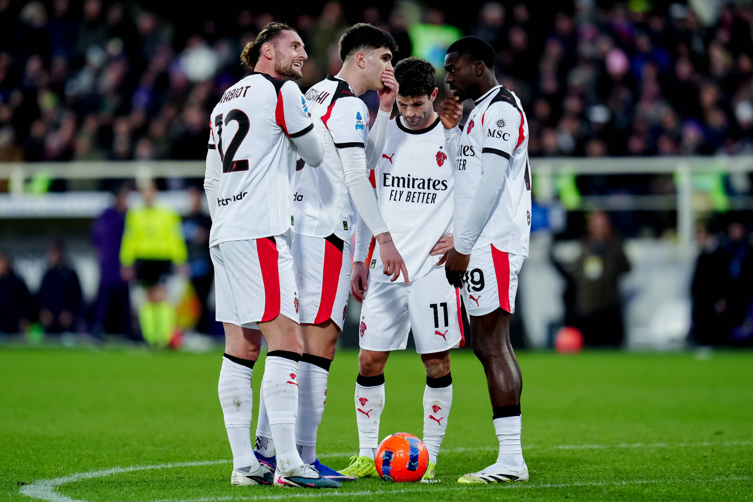 Fofana durante Fiorentina-Milan
