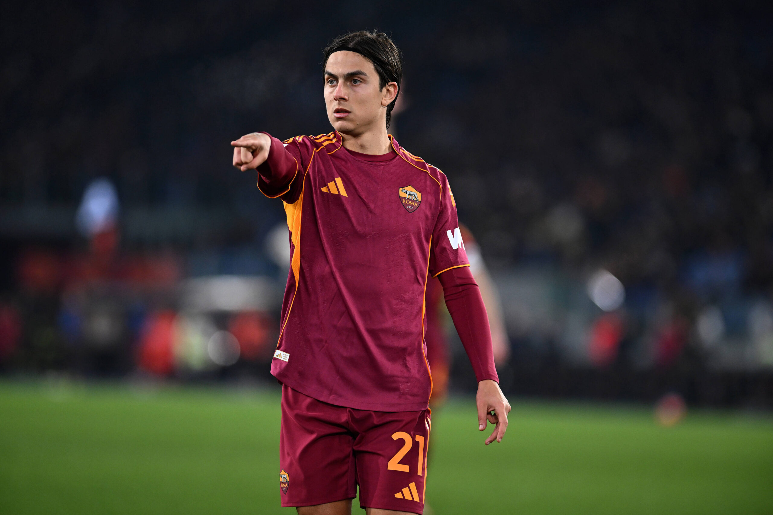 Dybala durante Roma-Milan