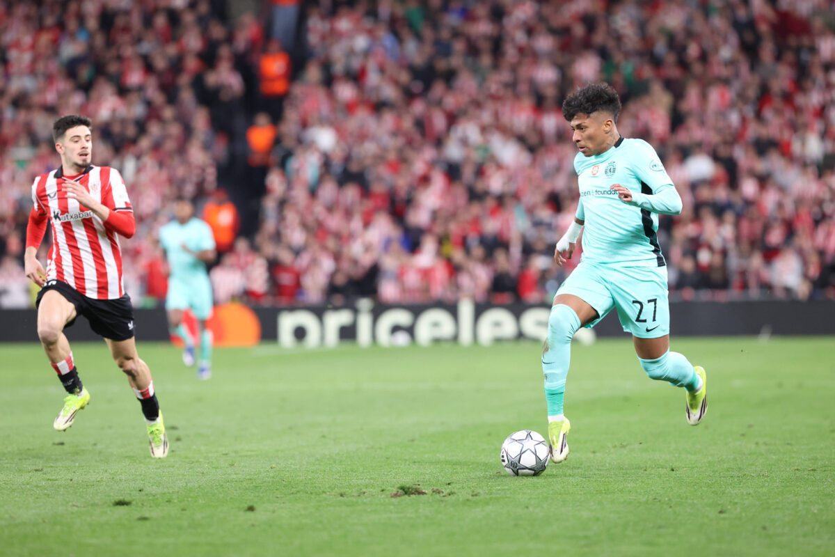 Alisson Santos, 31 presenze e 3 gol in stagione con la maglia dello Sporting Lisbona