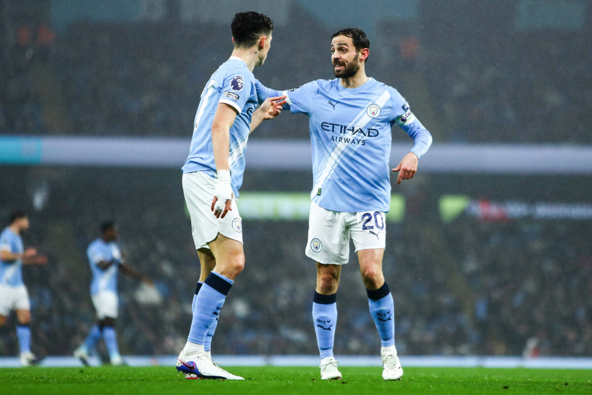 Bernardo Silva trequartista del Manchester City