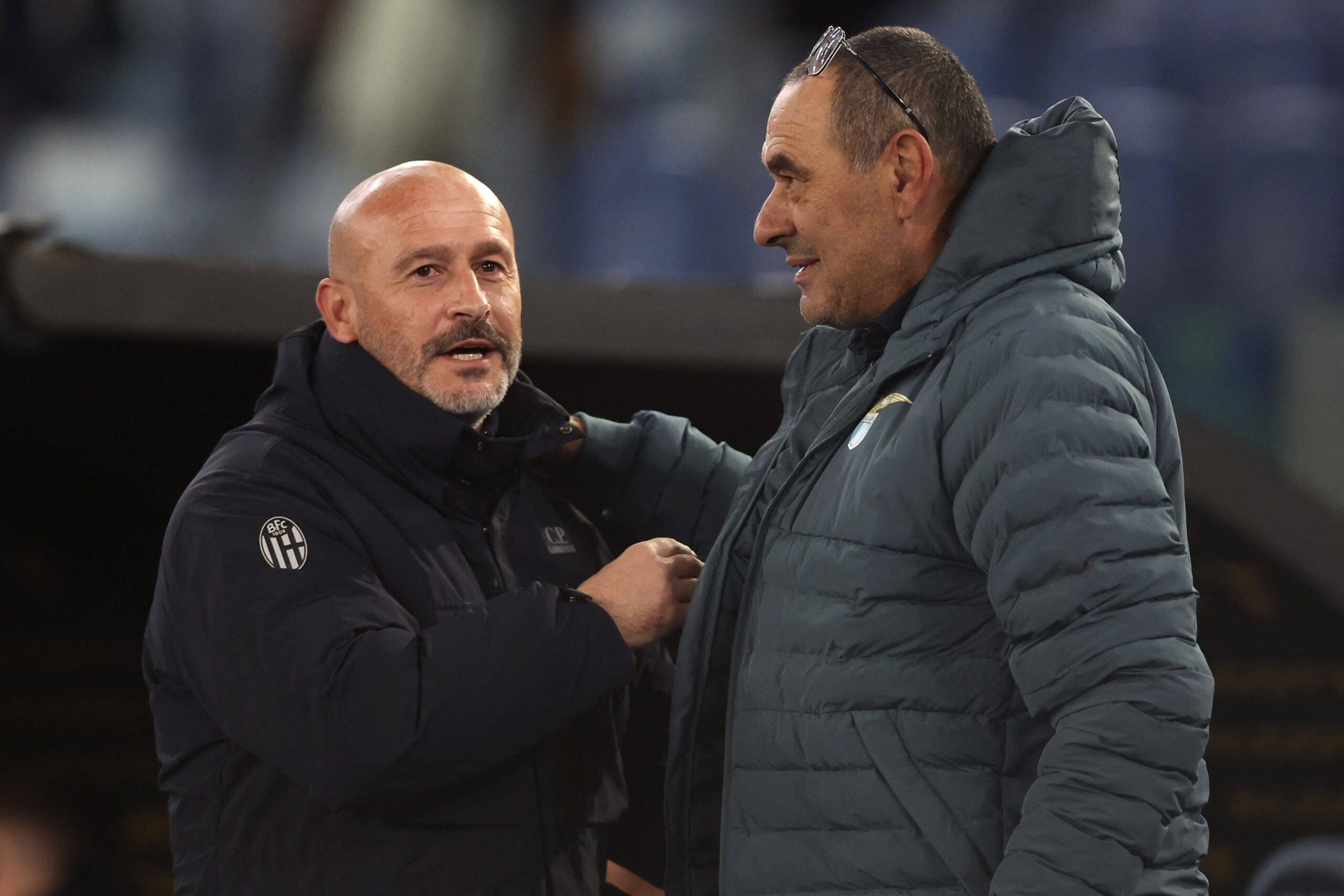 Sarri e Italiano prima di Lazio-Bologna