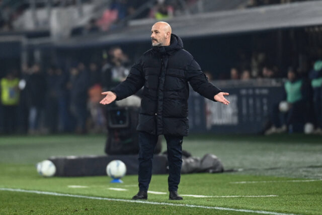 Vincenzo Italiano durante Bologna-Milan