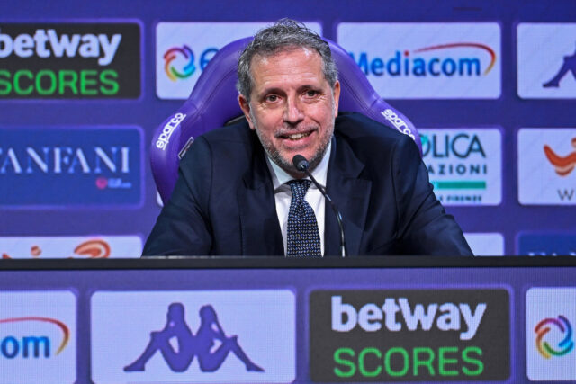 Conferenza stampa di Paratici alla Fiorentina