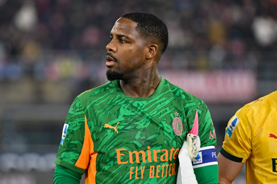 Maignan durante Bologna-Milan