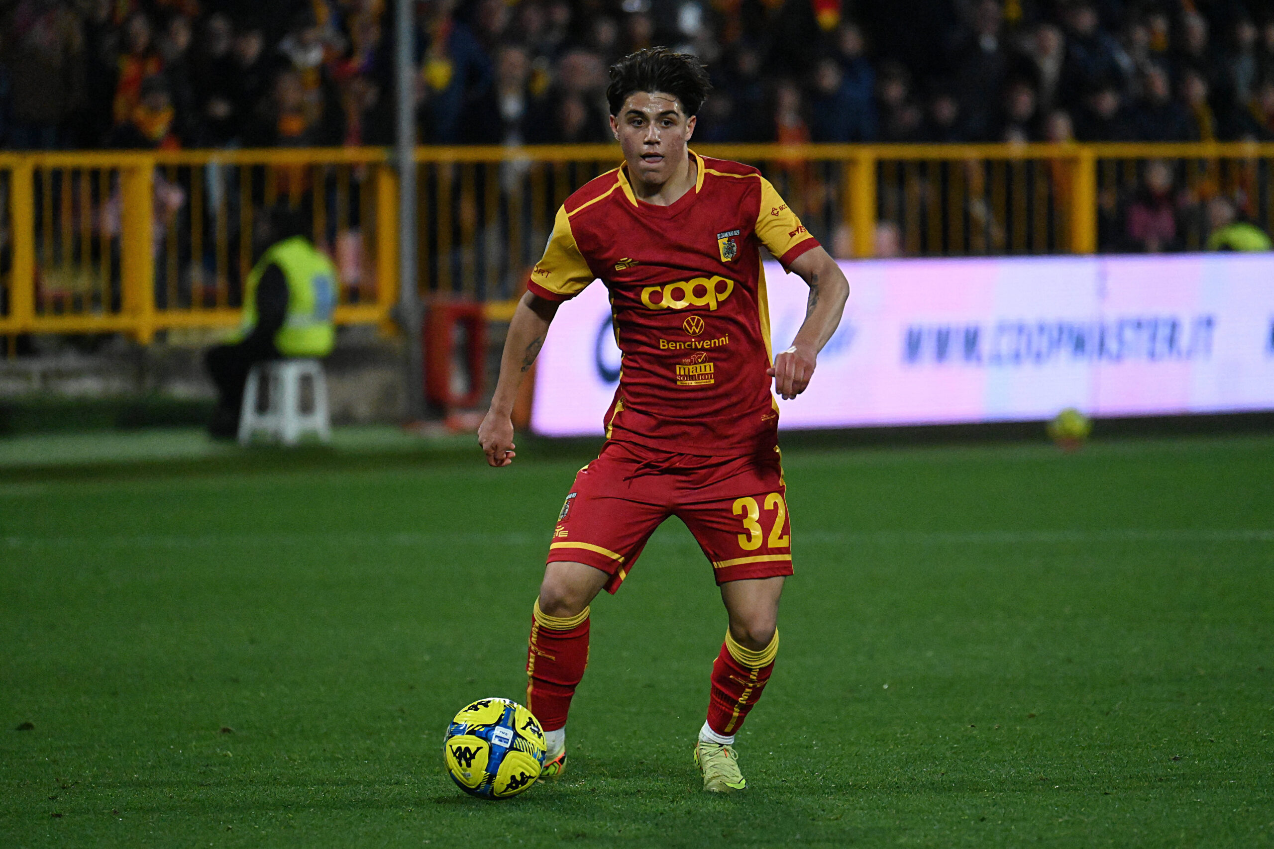 Fabio Rispoli durante una partita del Catanzaro