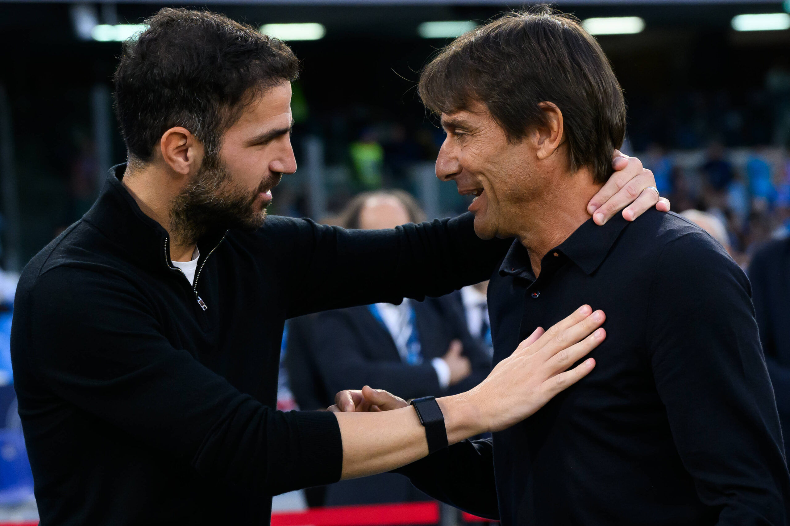 Cesc Fabregas e Antonio Conte