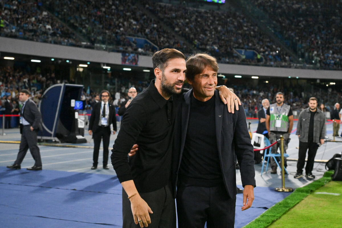 Gli allenatori di Napoli e Como, Antonio Conte e Cesc fabregas