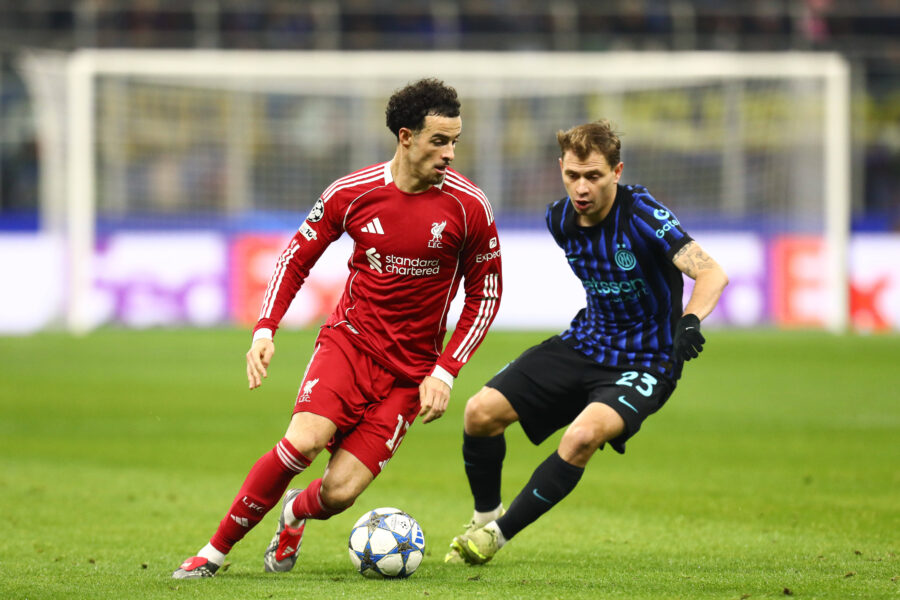 Curtis Jones in Inter Liverpool