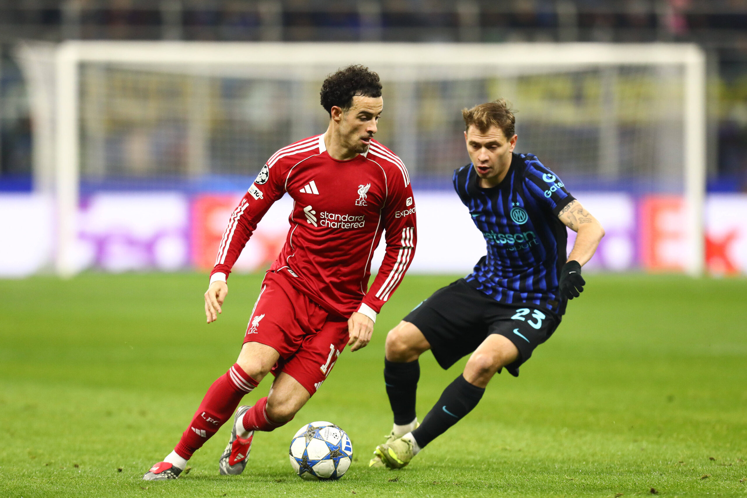 Curtis Jones in Inter Liverpool