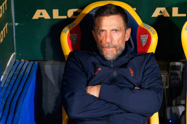 Il tecnico del Lecce Eusebio Di Francesco