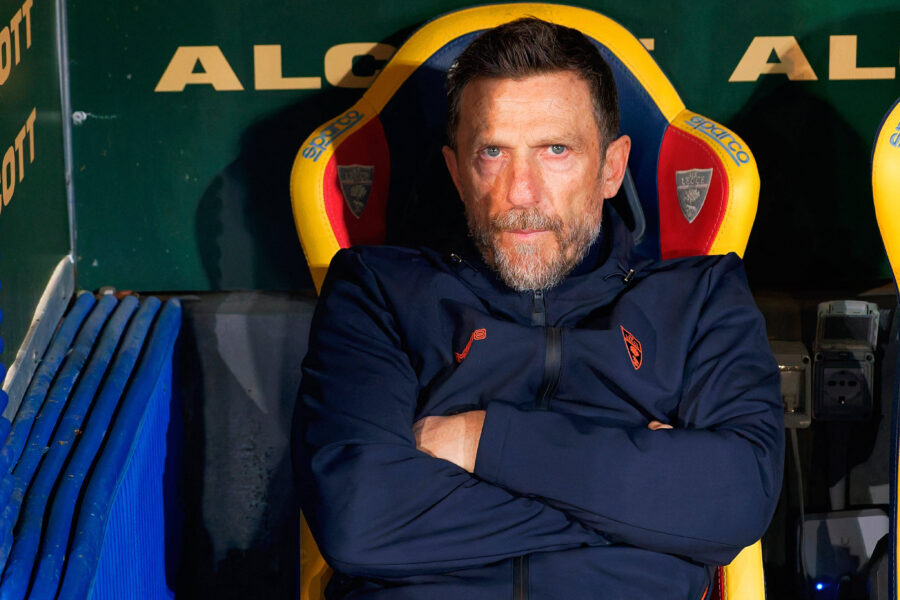 Il tecnico del Lecce Eusebio Di Francesco