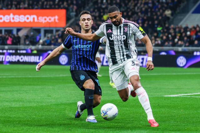 Lautaro e Bremer in azione