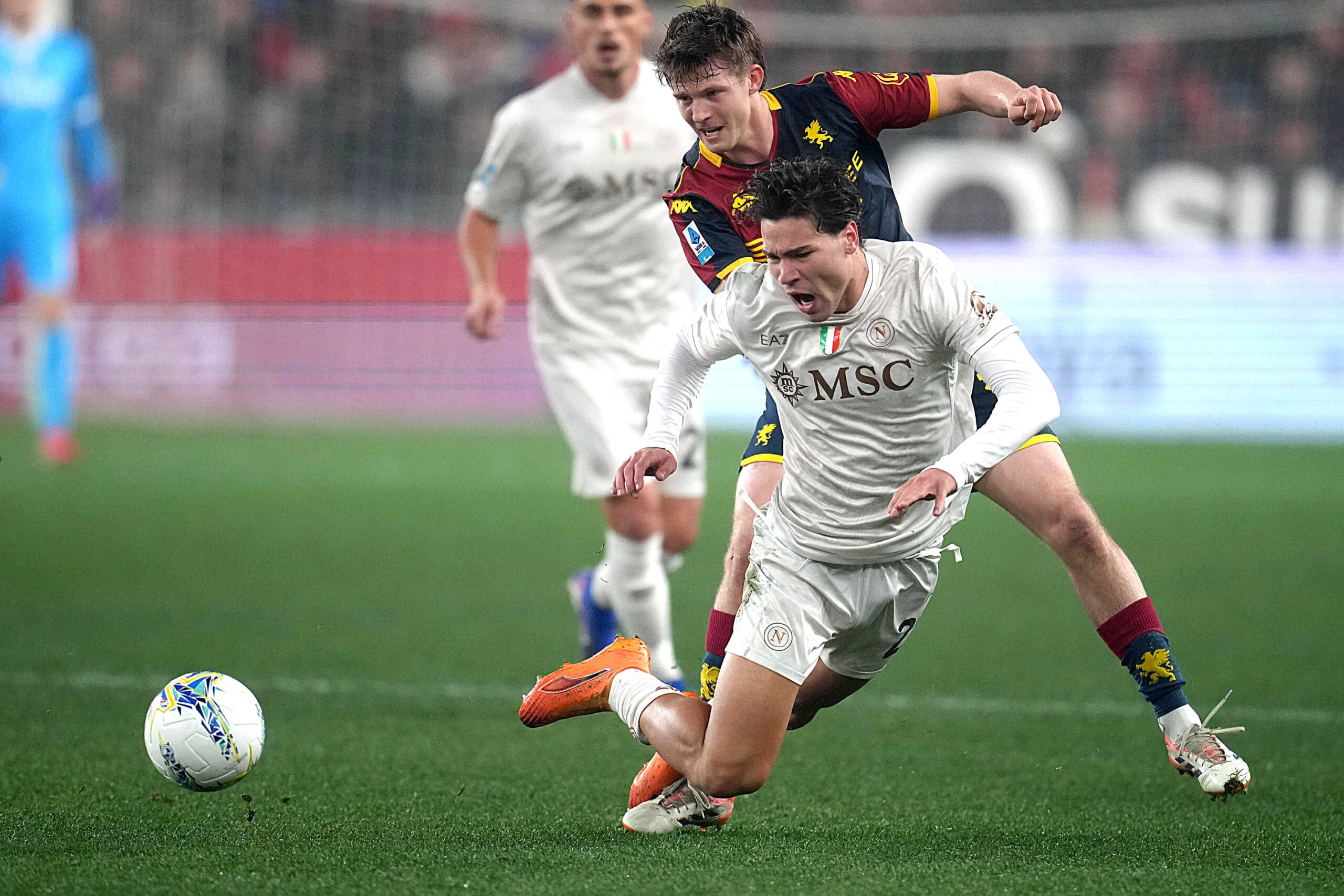 Vergara durante Genoa-Napoli